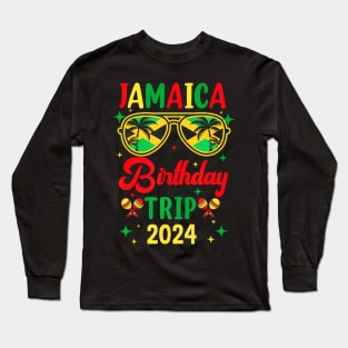 Jamaica Birthday Trip Vacation Summer 2024 Outfit Long Sleeve T-Shirt